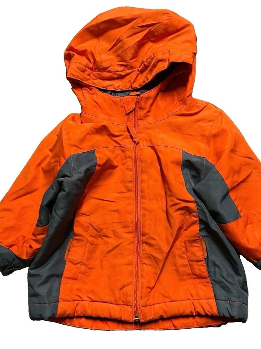 Toddler Boy The Children’s Place Orange Winter Puffer Jacket Size 18-24 Months